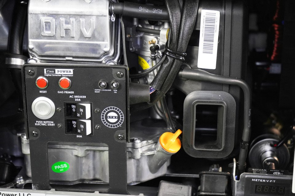RVMP Flex Power 5500 Watt Dual Fuel Inverter RV Generator 5500i - Image 6