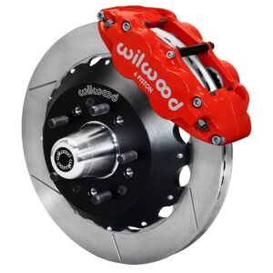 Wilwood Forged Narrow Superlite 6R Big Front Kit 140-16908-R – 14″ GT Slotted Rotors, Six-Piston Calipers