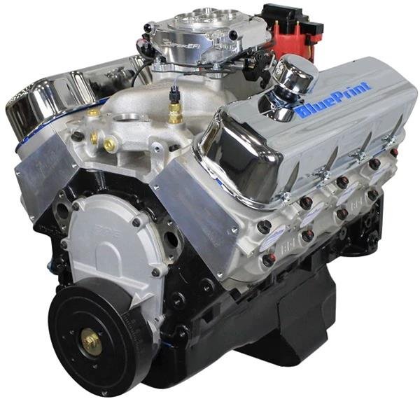 BluePrint Engines GM 454 C.I.D. 460 HP Cruiser Dressed Long Block Crate Engines with Fuel Injection BP454CTF