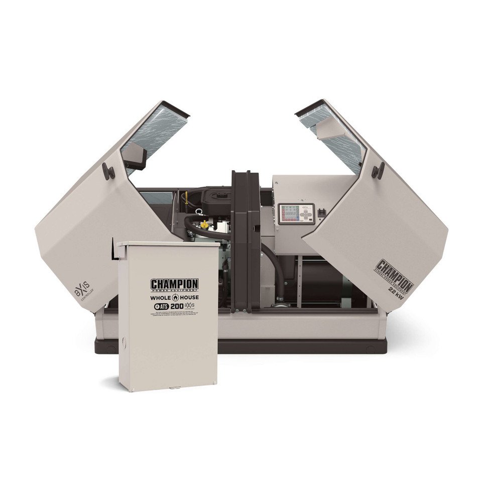 Champion 22kW aXis Generator with 200-Amp Automatic Transfer Switch | 201222 - Image 2