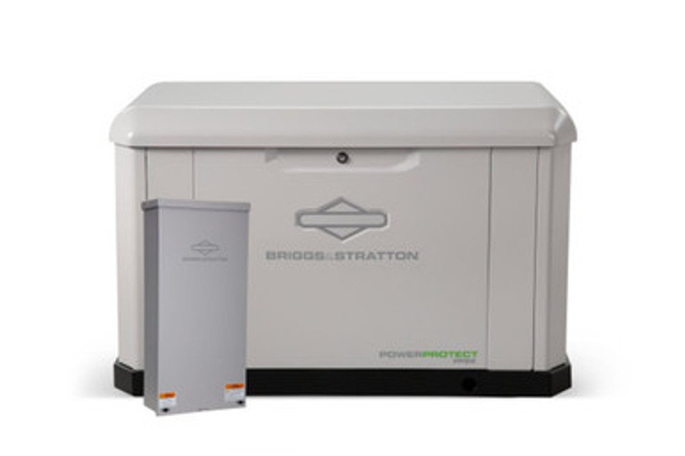 Briggs & Stratton 18kW Generator PowerProtect Standby with 200-Amp SE Transfer Switch | 40753