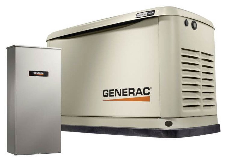 Generac 24kW Generator with 200-Amp SE Rated Automatic Transfer Switch | 7210