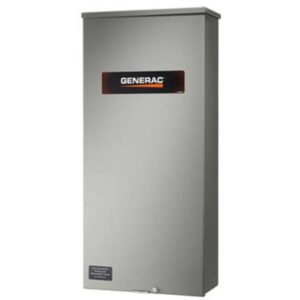 Generac 200A Automatic Transfer Switch NEMA 3R Indoor-Outdoor Whole House + 20-Circuit Load Center | RXGW20SHA3