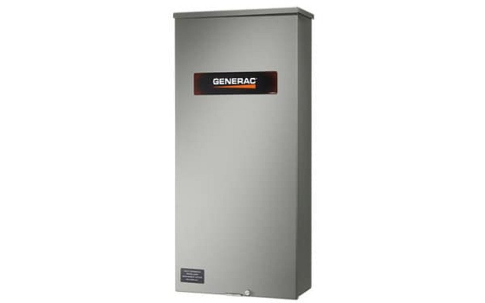 Generac 200A Automatic Transfer Switch NEMA 3R Indoor-Outdoor Whole House + 20-Circuit Load Center | RXGW20SHA3