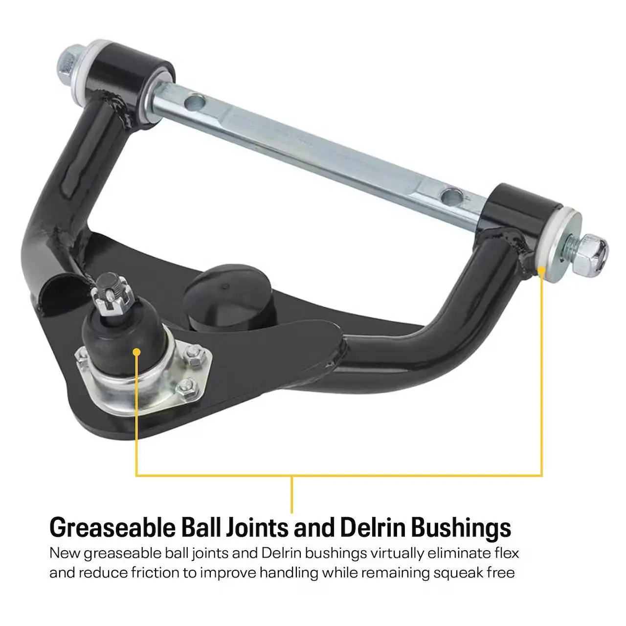 1982-04 S10 & G-Body Tubular Upper Control Arms Kit, Powdercoated - Image 5