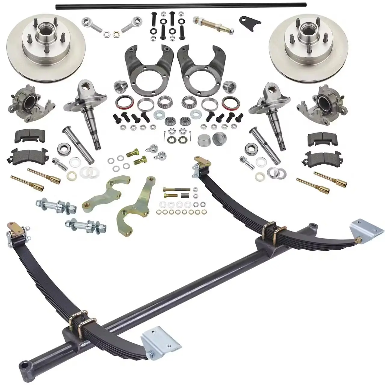 46 In Gasser Ford Axle/Spindle/Brake Kit 5 on 4-1/2 Mopar Bolt Pattern