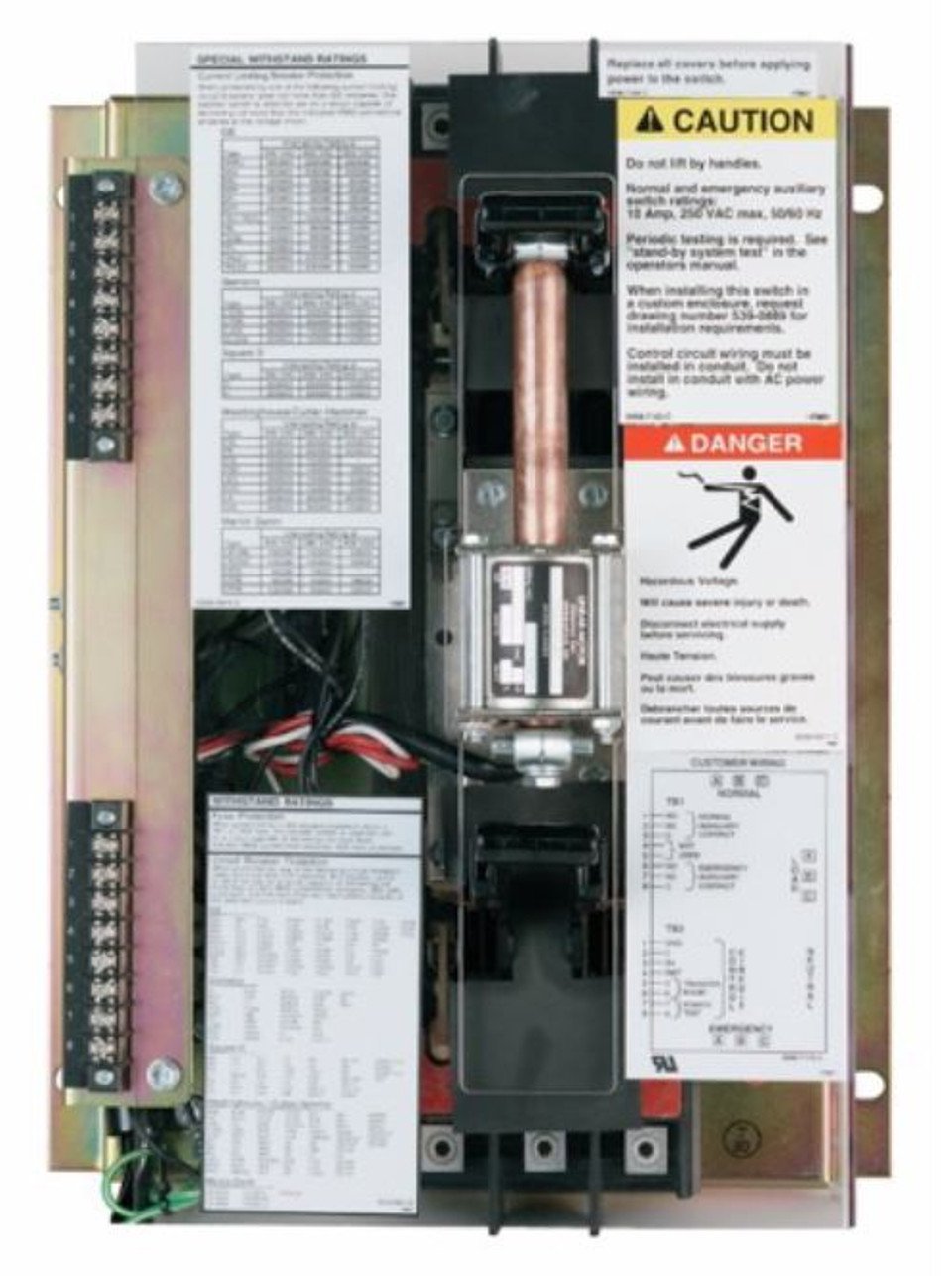 Cummins OTEC 240 Volt 400 Amp 3 Phase PowerCommand 40 Automatic Transfer Switch NEMA 1 | A066Y097 - Image 2